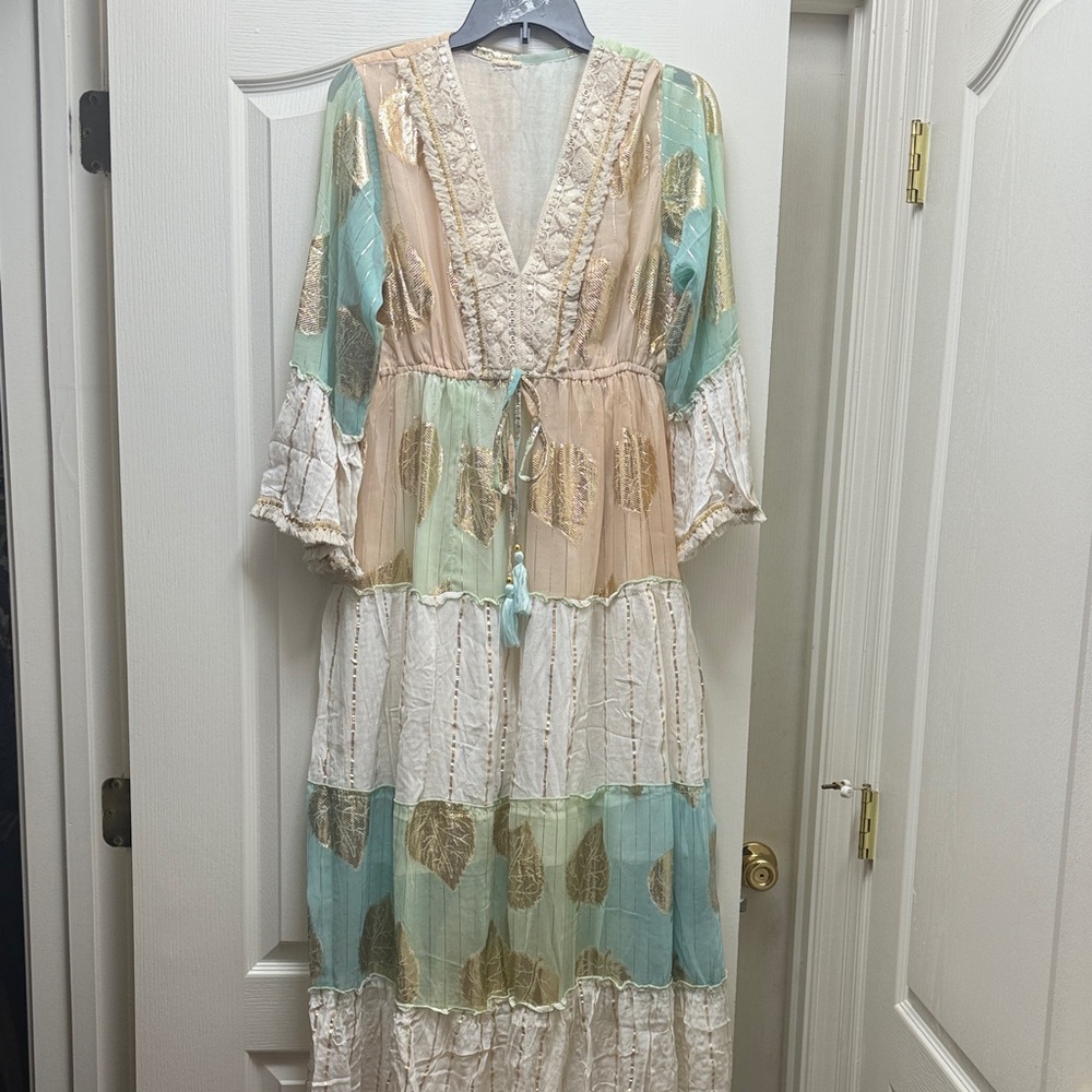 Bohemian Multi-Color Maxi Dress